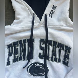 Penn State embroidered white hoodie